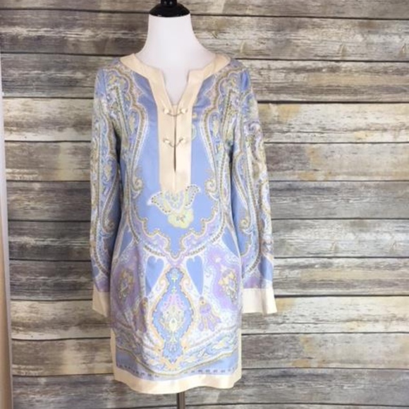 J. McLaughlin Dresses & Skirts - J. McLaughlin Silk Tunic Dress